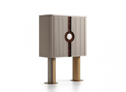 Armoire à bar bois beige design de réception en bois bouteilles bar